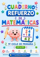Vista previa - Hojas de trabajo - CUADERNO REFUERZO MATEMÁTICAS 1º CICLO PRIMARIA (1º Y 2º PRIMARIA) - página 1