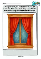 Vorschau - Arbeitsblätter - „Das Fenstertheater“ (Ilse Aichinger) – Abschlussprüfung Deutsch 2027 - Deckblatt