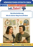 Vorschau - Arbeitsblätter - Berufsorientierung Klasse 7-9: Podcast (inkl.) – Hörverstehen - Deckblatt