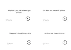 превиев - Jumbled Sentences Cards - Карточки с перемешанными предложениями - страна 3