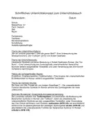 Vorschau - Stundenentwürfe - Robert Seethalers „Der Trafikant“ | Literarische Symbole und deren Bedeutung | Unterrichtsbesuch Deutsch (Note: sehr gut) | Komplette Planung ZfsL Referendariat NRW - Seite 1