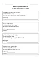 Vorschau - Arbeitsblätter - Sachaufgaben bis 100 – Klasse 1 - Seite 2