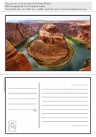 Vorschau - Arbeitsblätter - Postcard from the USA | Postkarte schreiben Englisch | Klasse 5–10 - Seite 3