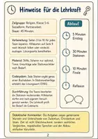 Vorschau - Stationenlernen - Abrahamitische Religionen Klasse 5-6: Escape Room - Seite 1