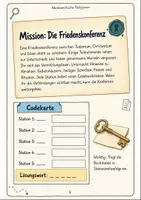 Vorschau - Stationenlernen - Abrahamitische Religionen Klasse 5-6: Escape Room - Seite 2