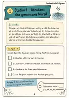 Vorschau - Stationenlernen - Abrahamitische Religionen Klasse 5-6: Escape Room - Seite 3
