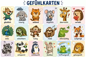 Vorschau - Arbeitsblätter - Gefühle_Mehrprachigkeit/paarefinden/Karten/Arbeitsblatt - Seite 3