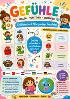 Vorschau - Arbeitsblätter - Gefühle_Mehrprachigkeit/paarefinden/Karten/Arbeitsblatt - Deckblatt