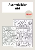 Vorschau - Arbeitsblätter - Ausmalbilder WM - Deckblatt