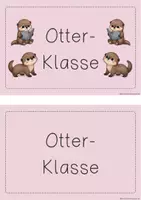 Vorschau - Poster - Klassenschild für deine Otter-Klasse - Seite 3