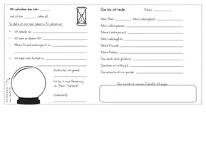 Vorschau - Arbeitsblätter - Message in a Bottle – Zeitkapsel für das Zukunfts-Ich | Abschlussprojekt 4. Klasse Volksschule - Seite 2