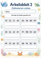 Vorschau - Arbeitsblätter - Zahlen bis 100 | Mathematik Klasse 2 | 7 Arbeitsblätter als PDF - Seite 2