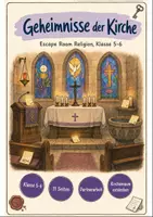 Vorschau - Stationenlernen - Kirchenraum Klasse 5-6: Escape Room Religion - Deckblatt