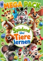 Vorschau - Arbeitsblätter - Tiere Mega Pack – 42 Spiele & Arbeitsblätter für den Deutschunterricht (A1–B1) | DaF DaZ - Deckblatt