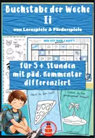 Vorschau - Stundenentwürfe - Über 200 Seiten Lautpaket Laut I -Buchstabeneinführung I mit vollem Wochenprogramm - kaum Vorbereitung - Buchstabe der Woche - Deckblatt
