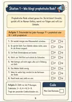 Vorschau - Stationenlernen - Propheten gegen Unrecht Klasse 5-6: Religion Escape Room - Seite 3