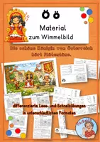 Vorschau - Arbeitsblätter - Buchstabe Ö ö: Material zum Wimmelbild - Deckblatt