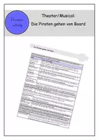 Vorschau - Anderer Materialtyp - Abschiedsstück: "Die Piraten gehen von Board" - Deckblatt