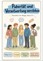 Vorschau - Text - Pubertät Klasse 5-6: Biologie - Deckblatt