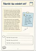 Vorschau - Text - Pubertät Klasse 5-6: Biologie - Seite 1