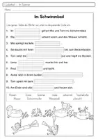 Vorschau - Arbeitsblätter - Lückentexte im Sommer I 1. und 2. Klasse - Seite 3