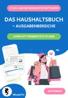 Vorschau - Arbeitsblätter - Ausgabenbereiche & Konsummuster - Komplette Unterrichtsstunde - Deckblatt