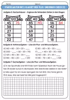 Vorschau - Arbeitsblätter - Bereit für die 3. Klasse – Mathe Check (Plus & Minus, 2 Arbeitsblätter) - Seite 2