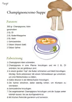 Vorschau - Arbeitsblätter - Champignon-Suppe - Deckblatt
