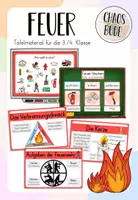 Vorschau - Poster - Feuer und Feuerwehr - Tafelmaterial - Deckblatt