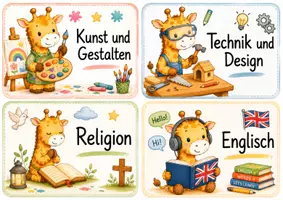 Vorschau - Arbeitsblätter - Klassentier Giraffe - Komplettpaket - Seite 3