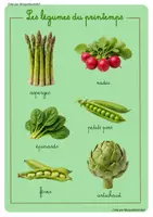 Aperçu - Feuilles d'exercices - Les fruits ET les légumes du printemps Monpetitcoindief - Page 3