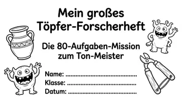 Vorschau - Arbeitsblätter - Töpfern mit Ton - Forscherheft 34 PLUS Lernposter - Seite 1