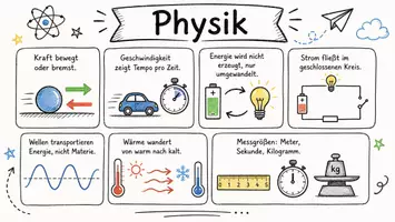 Vorschau - Arbeitsblätter - Arbeitsblätter zum Thema "Physik" + Lösung & MP3 + Mindmap + Infografik - Seite 1