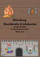 Vorschau - Stundenentwürfe - Ritterburg – Steckbriefe & Infokarten+ Urkunde | Sachunterricht Klasse 2–4 - Deckblatt