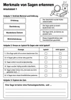 Vorschau - Arbeitsblätter - Sagen - Seite 3