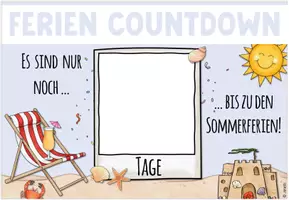 Vorschau - Poster - Sommerferien Countdown - Seite 1
