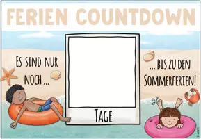 Vorschau - Poster - Sommerferien Countdown - Seite 1