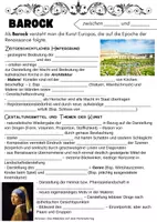 Vorschau - Arbeitsblätter - Materialpaket: Übersichten Kunstgeschichte - Seite 1