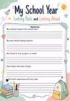 Vorschau - Arbeitsblätter - End of Year Reflection Booklet: My School Year - Seite 2