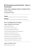 Vorschau - Stundenentwürfe - Lernpaket Mythen und Sagen- Deutsch Klasse 6- - Seite 3