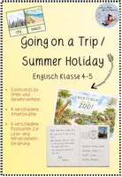 Vorschau - Stundenentwürfe - Going on a trip / Summer holiday (flashcards, AB, Postkarten) - Deckblatt