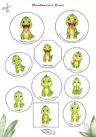 Vorschau - Bildkarten - Mundmotorikdinos - Deckblatt