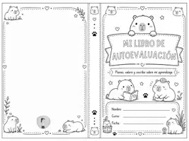 Vista previa - Hojas de trabajo - Autoevaluación del curso temática capibara - página 1