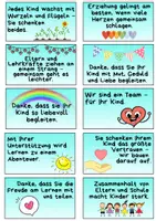 Vorschau - Bildkarten - Wertschätzung Elternarbeit Growth Mindset - Seite 1