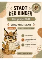 Vorschau - Arbeitsblätter - Level 4: Die Stadt der Kinder. Comic zum Kapitel "Der große Bluff" - Deckblatt
