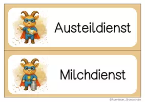 Vorschau - Anderer Materialtyp - Steinbockklasse Klassendienste Klassentier Steinbock - Seite 3