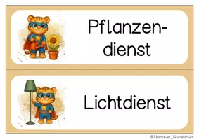Vorschau - Anderer Materialtyp - Tigerklasse Klassendienste Klassentier Tiger - Seite 2