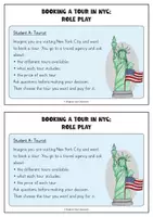 Vorschau - Arbeitsblätter - New York – Booking a Tour: Rollenspiel Englisch | Sprechkompetenz Sekundarstufe I - Seite 1