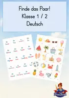 Vorschau - Spiele - Lesespiel Deutsch Klasse 1 und 2 Leseförderung - Deckblatt