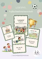 Vorschau - Spiele - Lesespiel Fußballweltmeisterschaft - Deckblatt